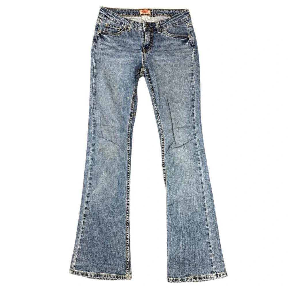 No Boundaries Juniors 5 Average Blue Denim Jeans Medium Wash NB37J1603